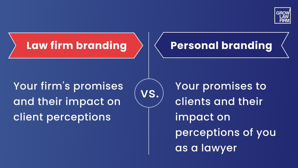 law firm branding vs personal branding