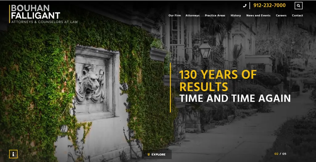 Bouhan Falligant website image