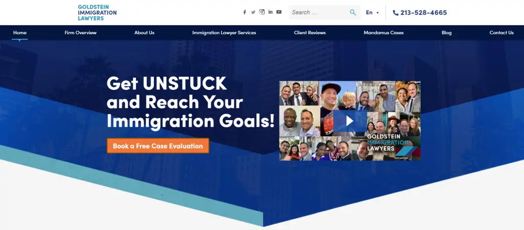 Goldstein Immigration Lawyers immigration website
