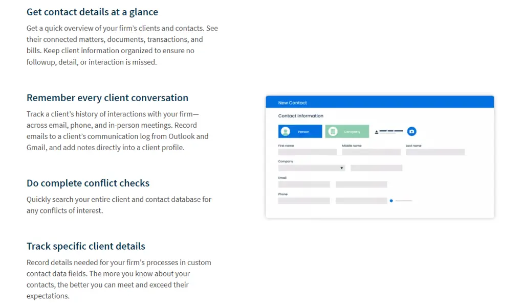 Client communication software