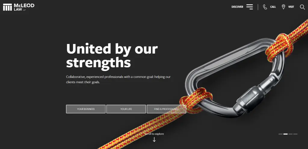 McLeod Law website image
