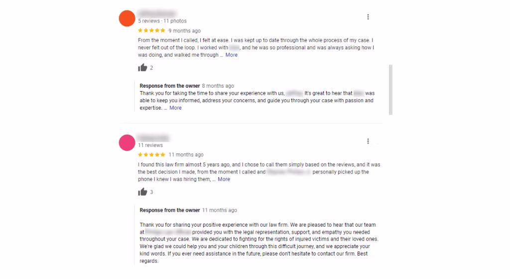 How to Reply to Google Law Firm Reviews
