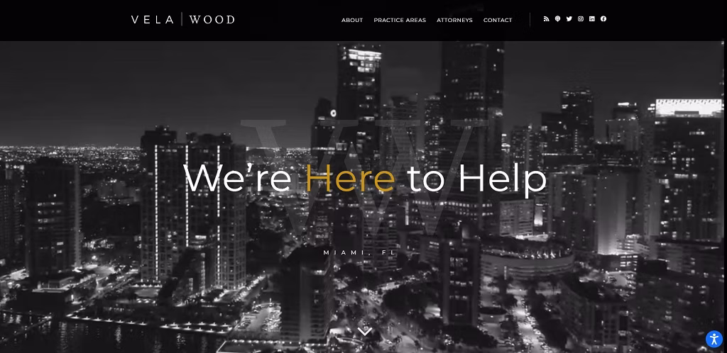 Vela Wood best law firm websites