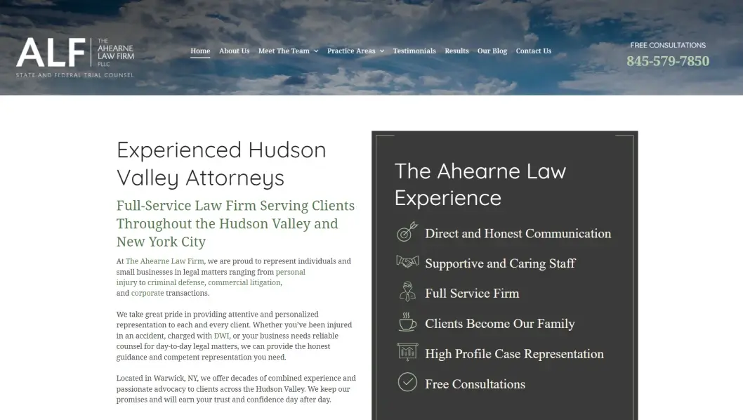 Website image before