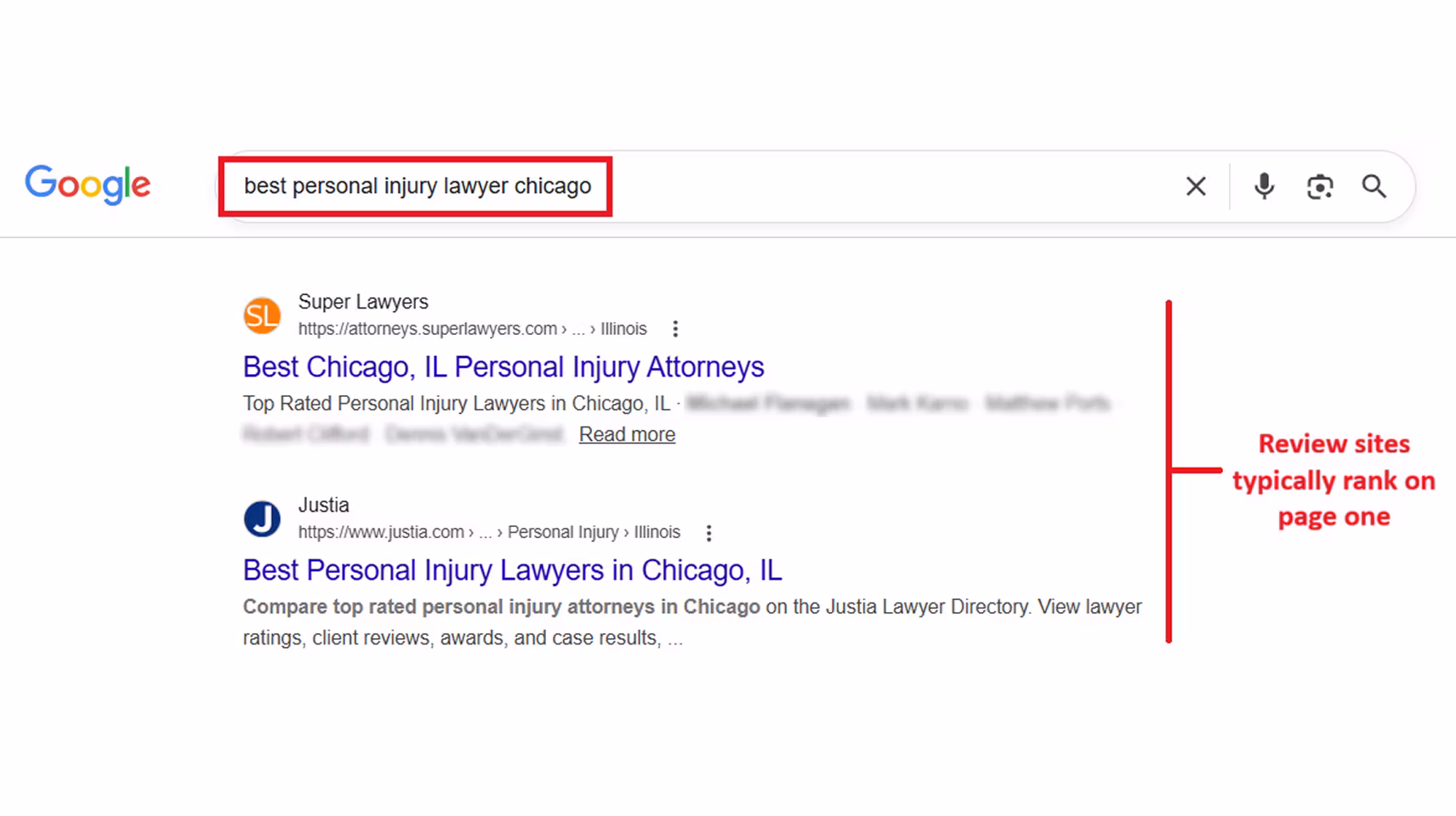Page one visibility