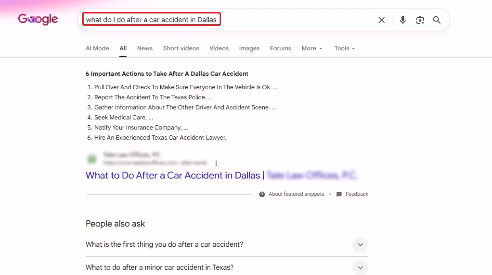 Personal injury phrase