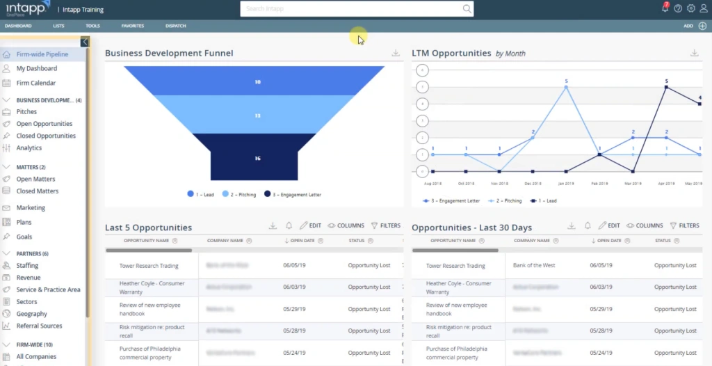 Intapp CRM