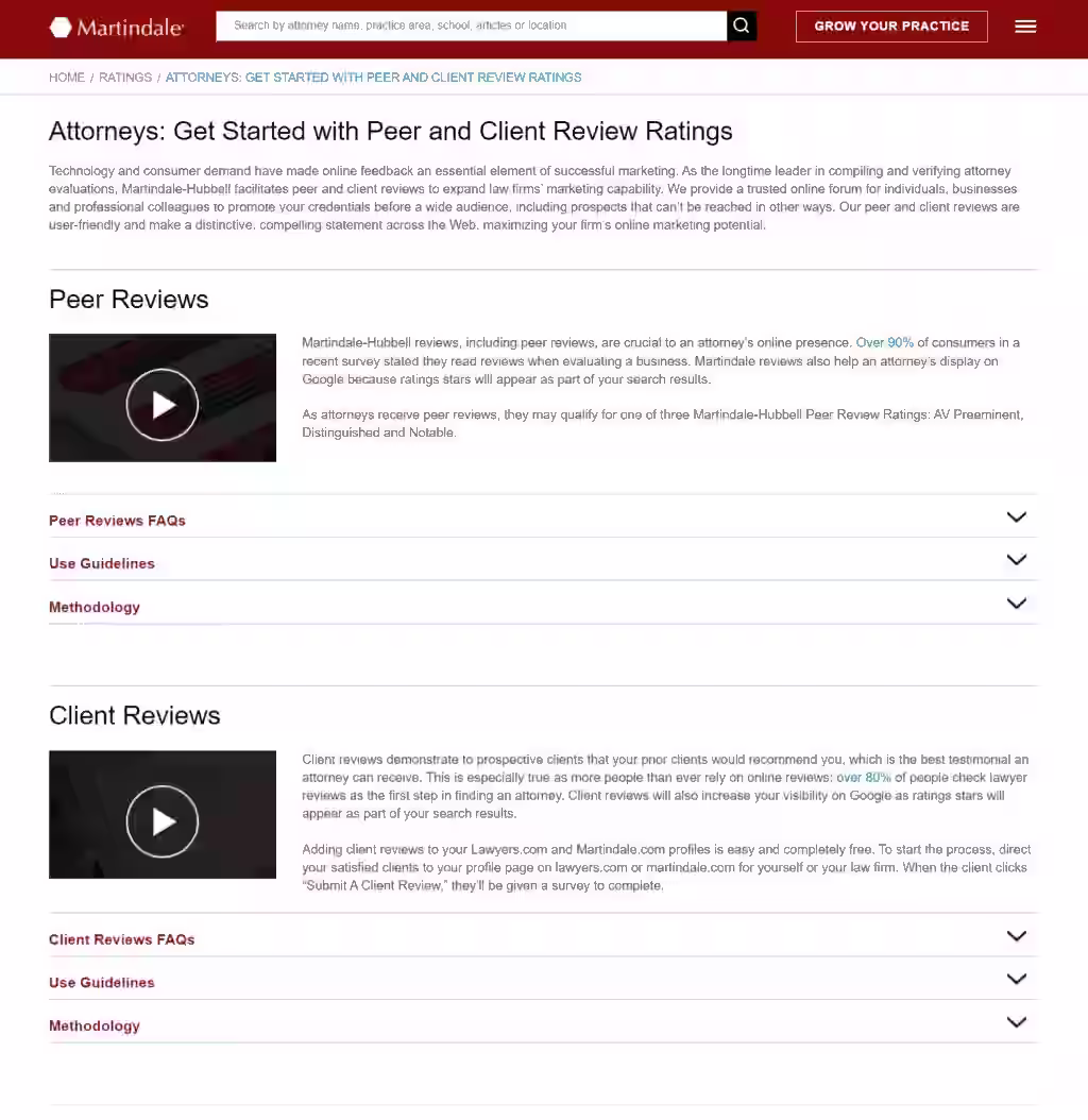 How Attorneys Get Reviews from Peers and Clients