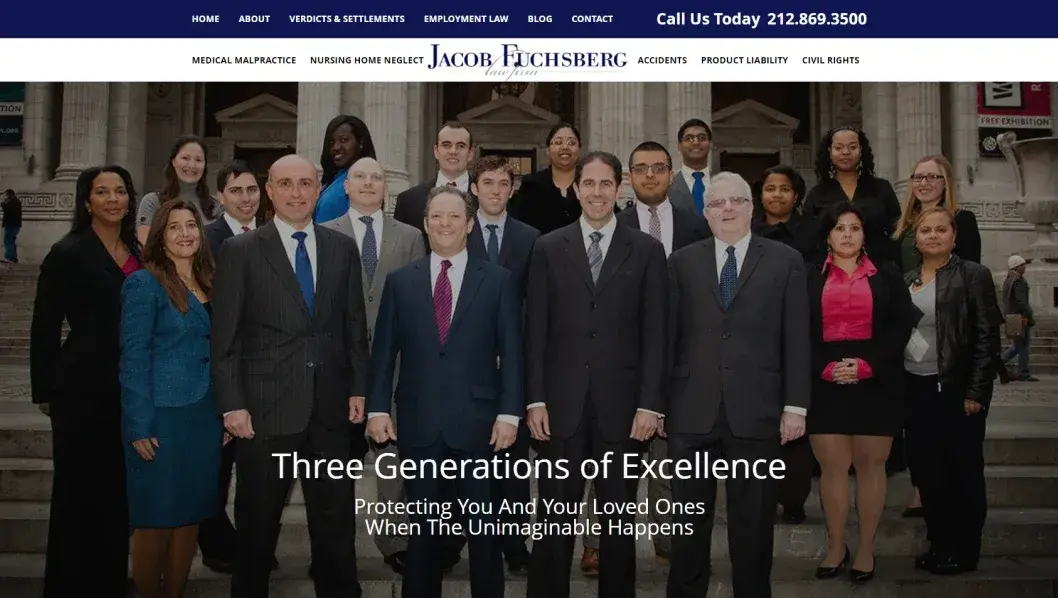Website image before