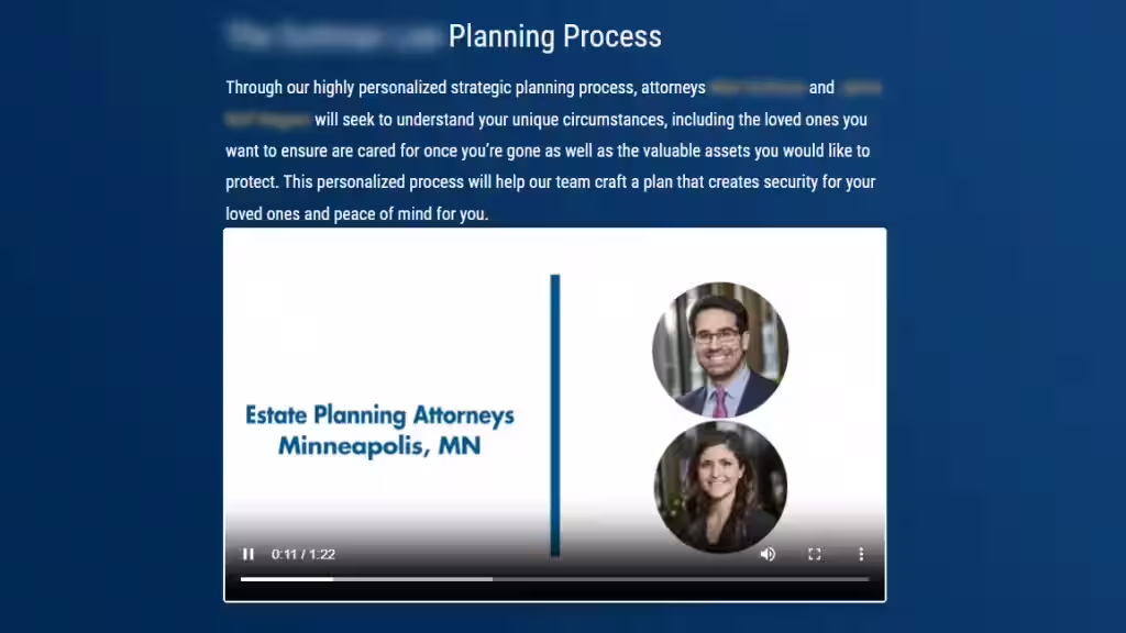 Introductory Law Firm Video